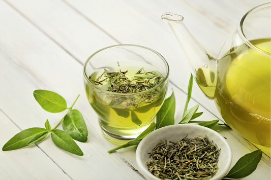A cup of green tea